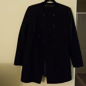 Zara black coat